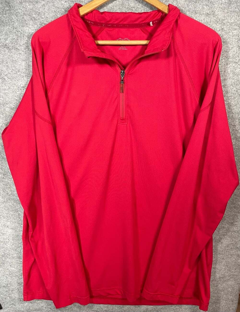 Snake Eyes Mens Red Long Sleeve Performance 1/4 Zip‎ Pullover